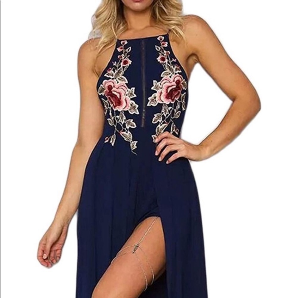 Embroidered jumpsuit